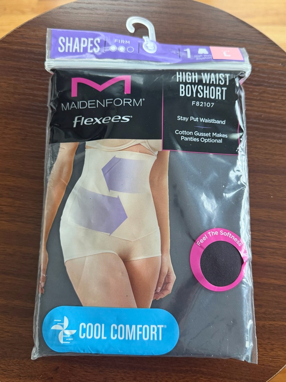 Women’s High Waist Boy Shorts With Cool Comfort Size Large 🥳